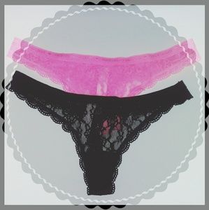 Black and Pink Panties